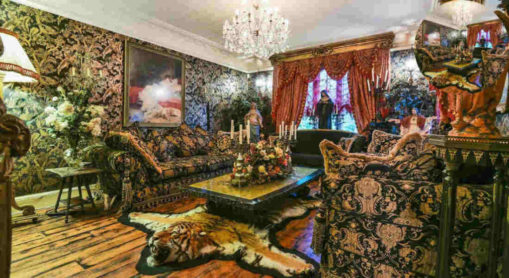 addams family house interior