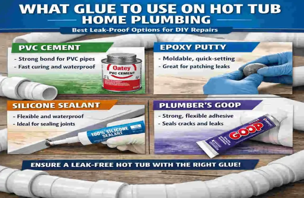 What Glue to Use on Hot Tub Home Plumbing: Best Leak-Proof Options for DIY Repairs