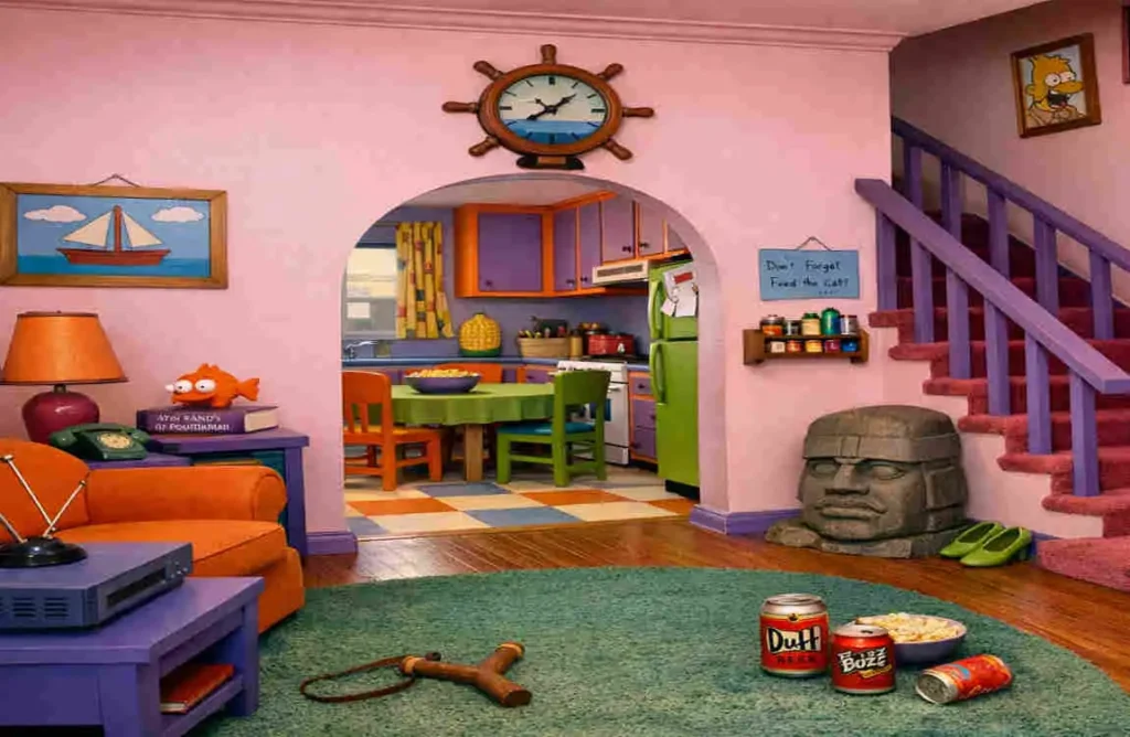 Inside the Real-Life Simpsons House: Stunning Interior Tour and Hidden Details