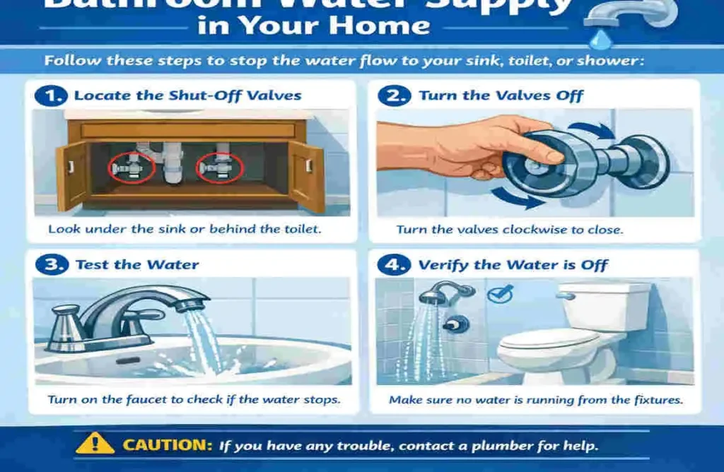 How to Shut Off Bathroom Water Supply in Your Home