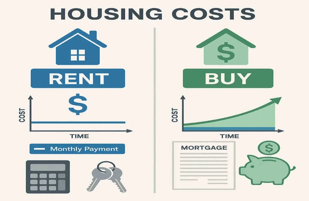 is it cheaper to buy or rent a house