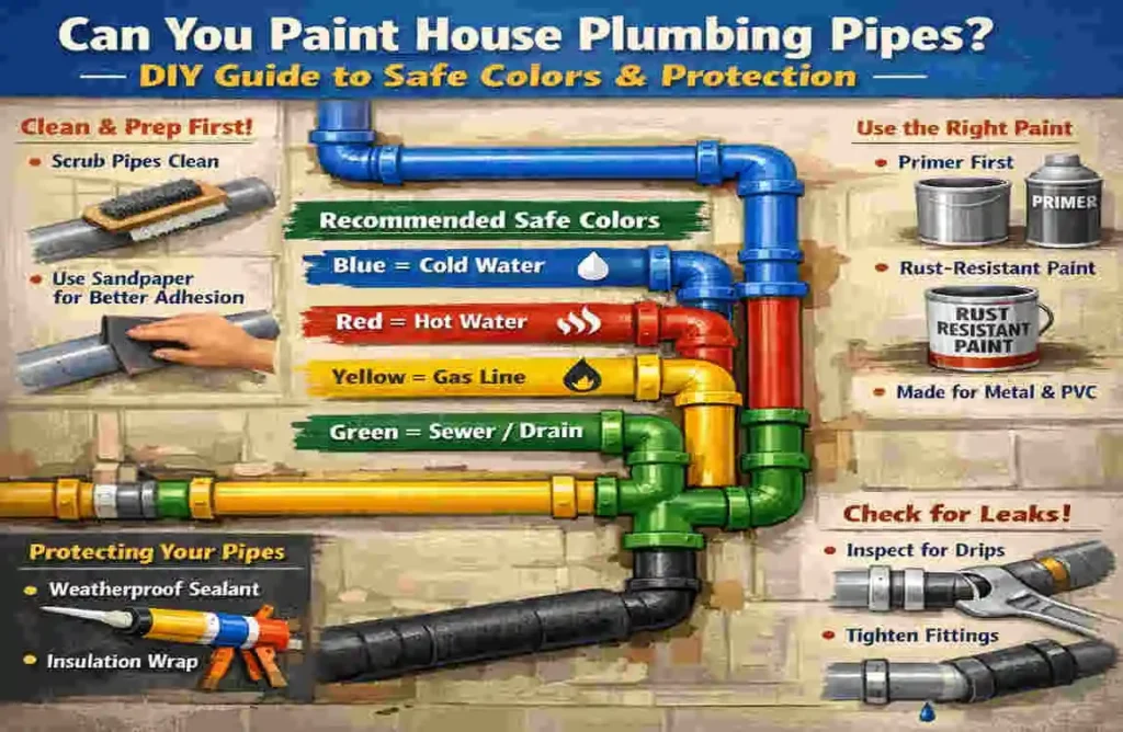 Can You Paint House Plumbing Pipes? DIY Guide to Safe Colors & Protection Can You Paint House Plumbing Pipes? DIY Guide to Safe Colors & Protection