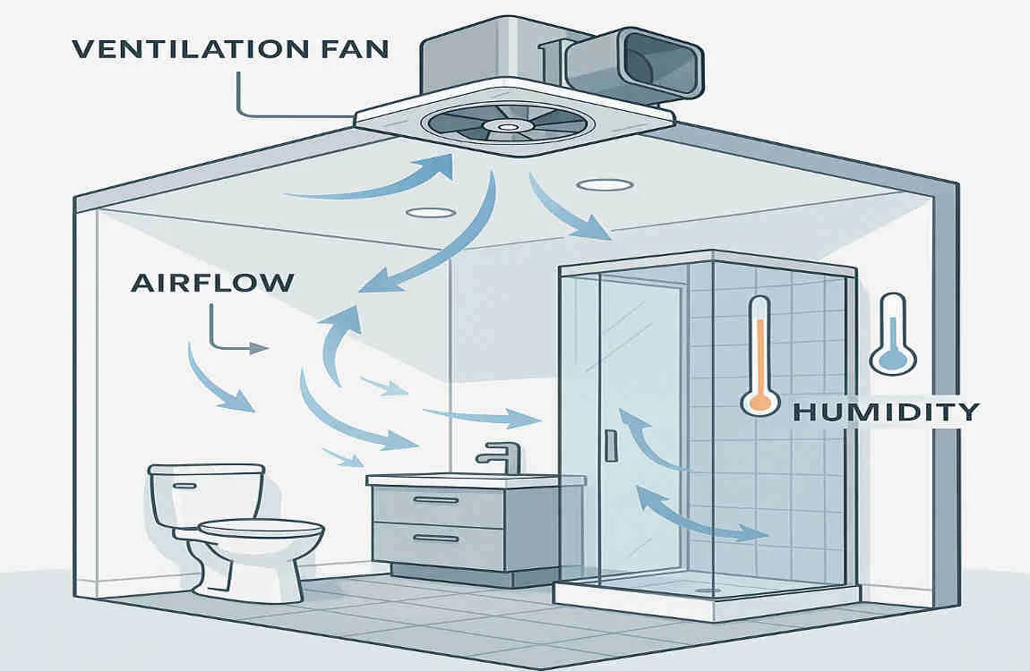 do bathroom fans use a lot of electricity
