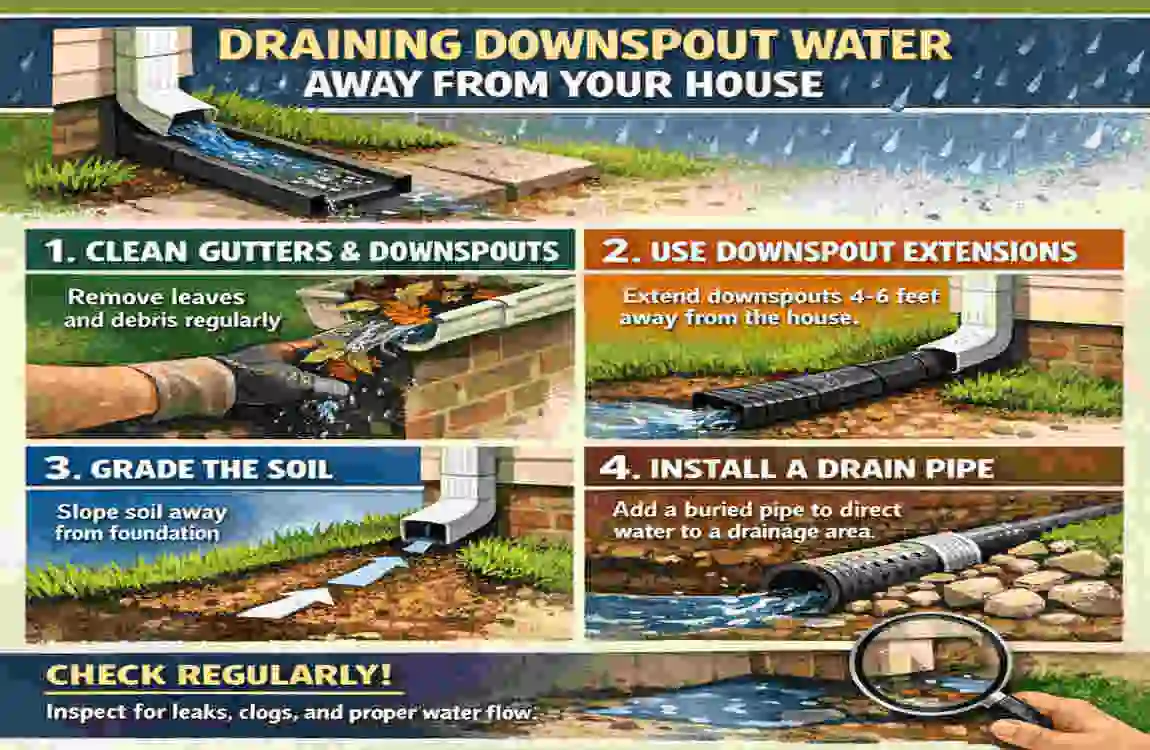 Mastering Downspout Drainage: Keep Your Home Dry