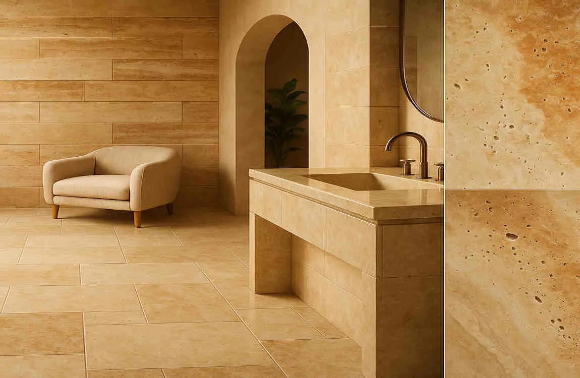 travertine interior design