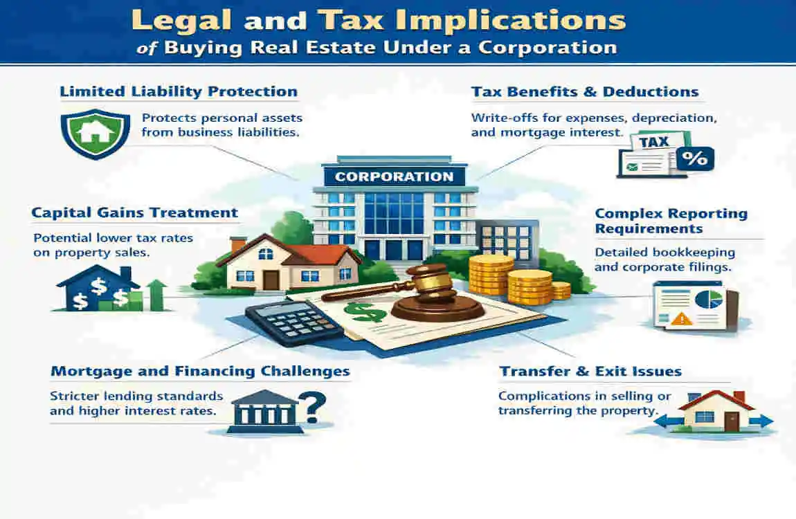 how to buy a house under a corporation