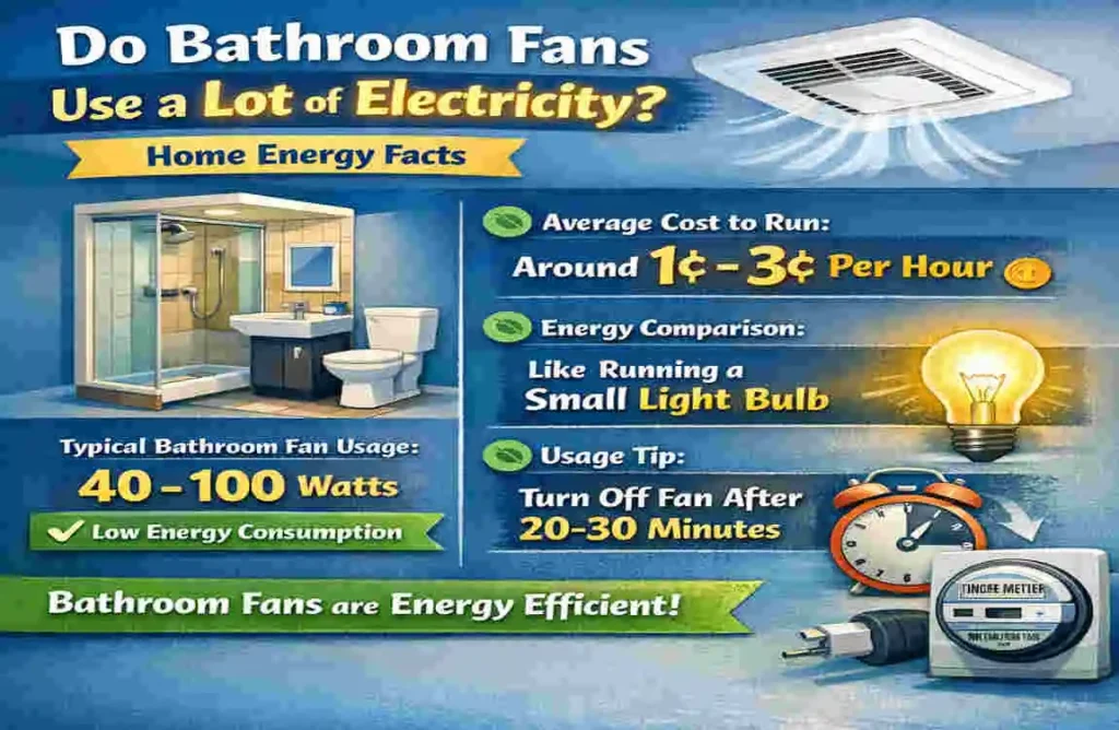 Do Bathroom Fans Use a Lot of Electricity? Home Energy Facts