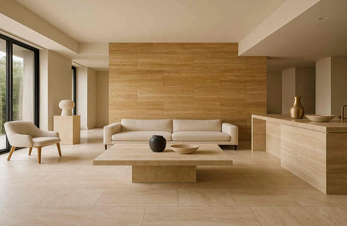 travertine interior design