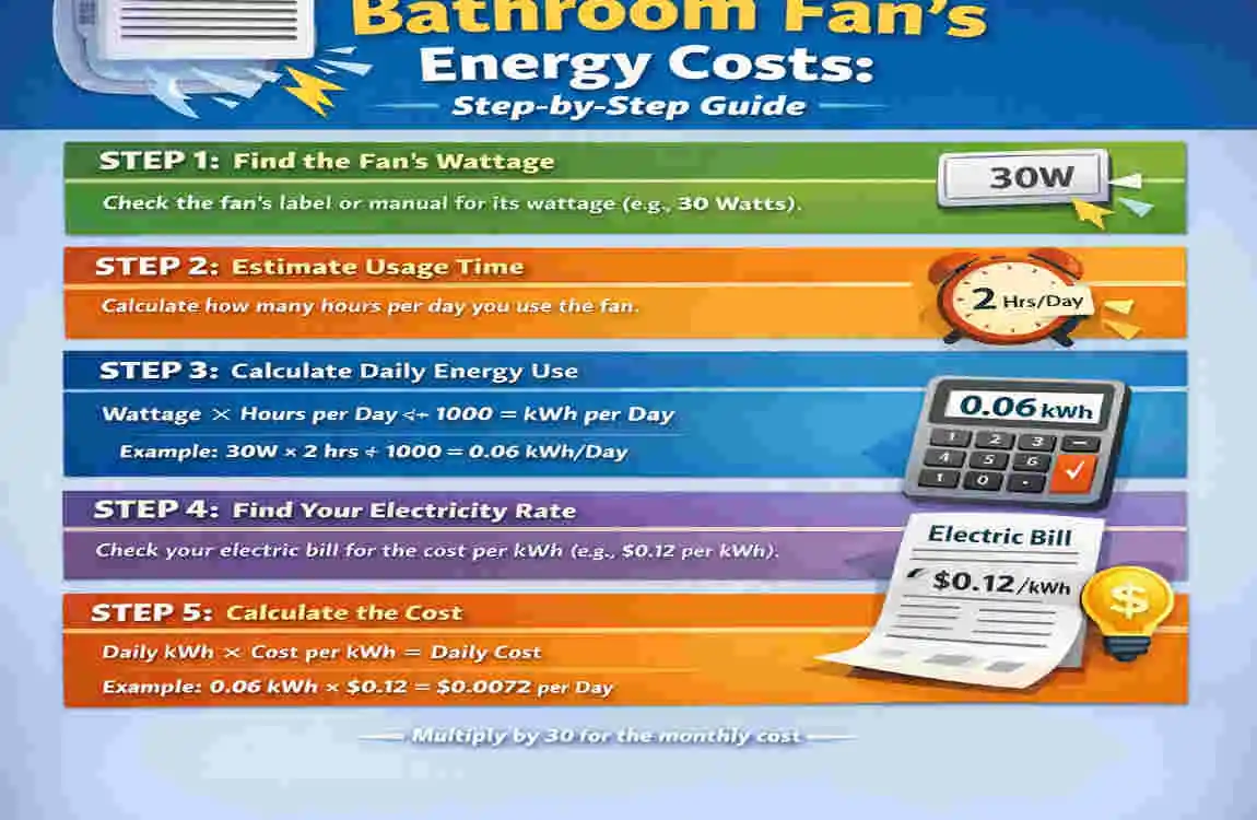 Do Bathroom Fans Use a Lot of Electricity? Home Energy Facts