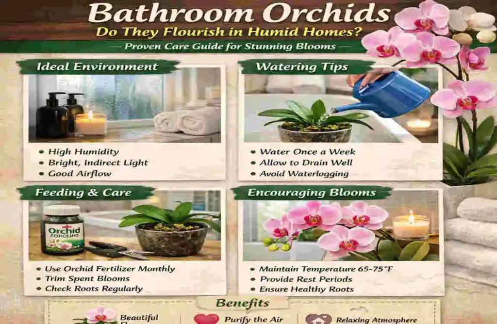 Bathroom Orchids: Do They Flourish in Humid Homes? Proven Care Guide for Stunning Blooms