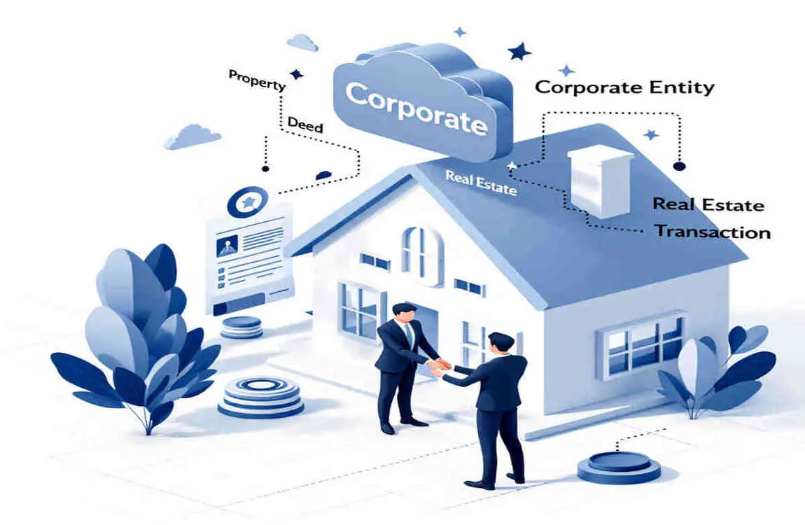 how to buy a house under a corporation