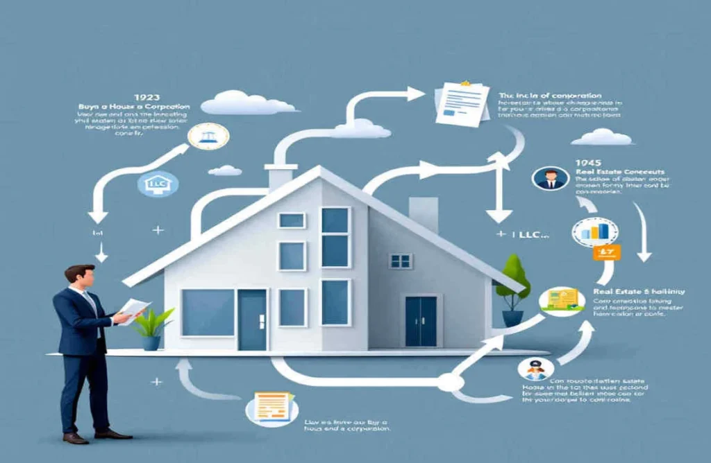how to buy a house under a corporation