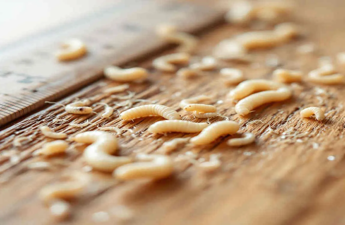 what are small worms in my house