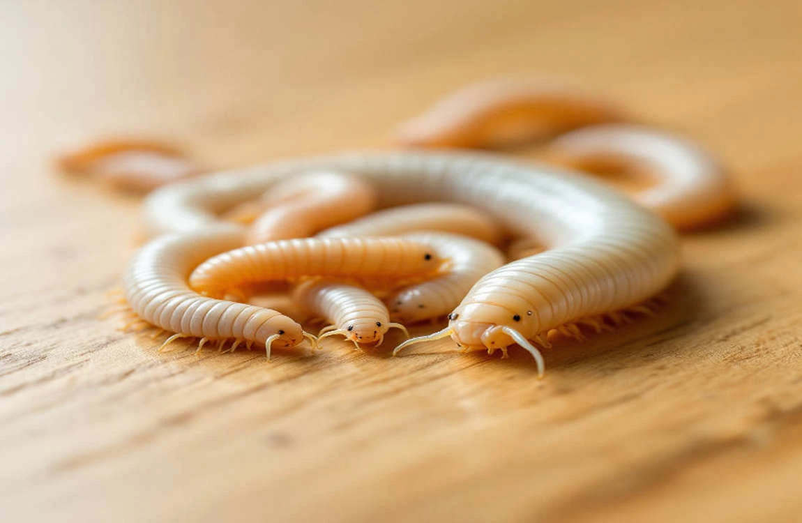 what are small worms in my house