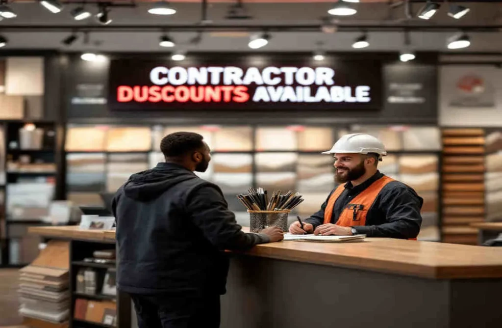 does floor and home decor offer contractor discounts