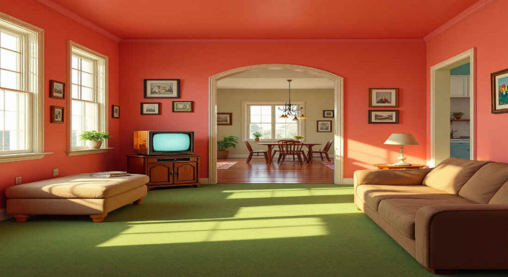 real life simpsons house interior