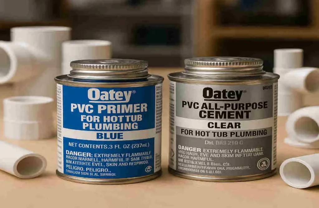 what glue to use on hot tub home plumbing
