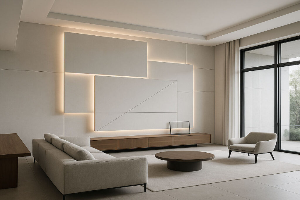 Modern false wall house ideas