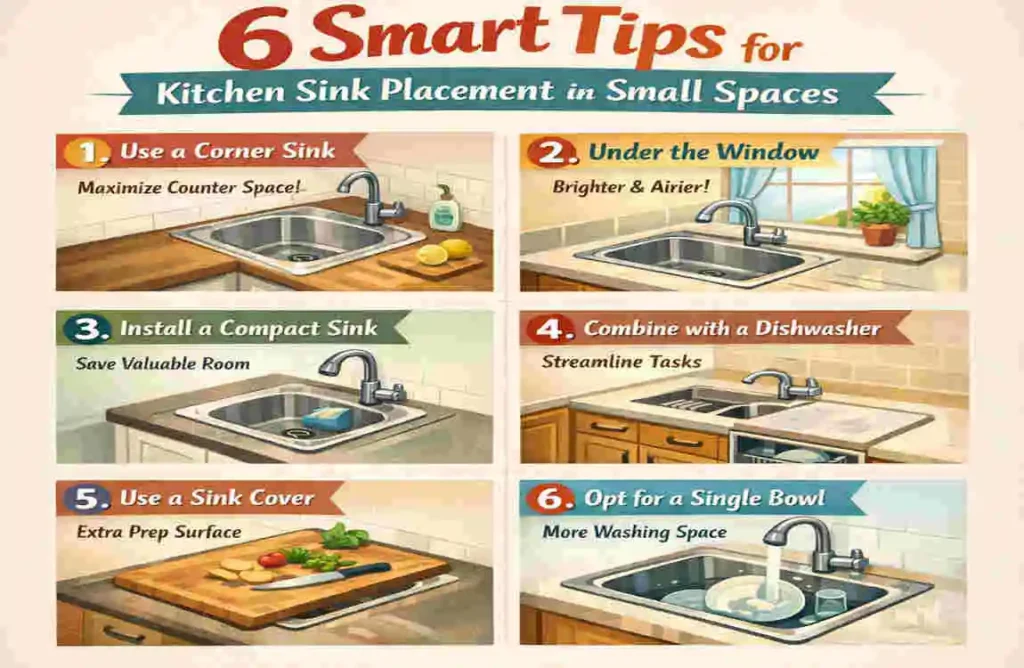 Small House Kitchen Sink Placement