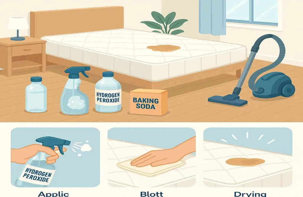 brown stains on mattress