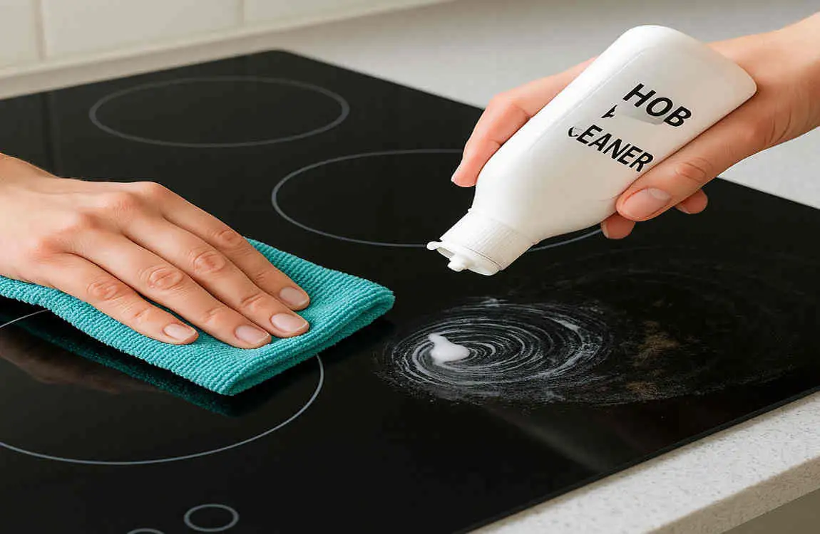 how to house clean stainless steel hob