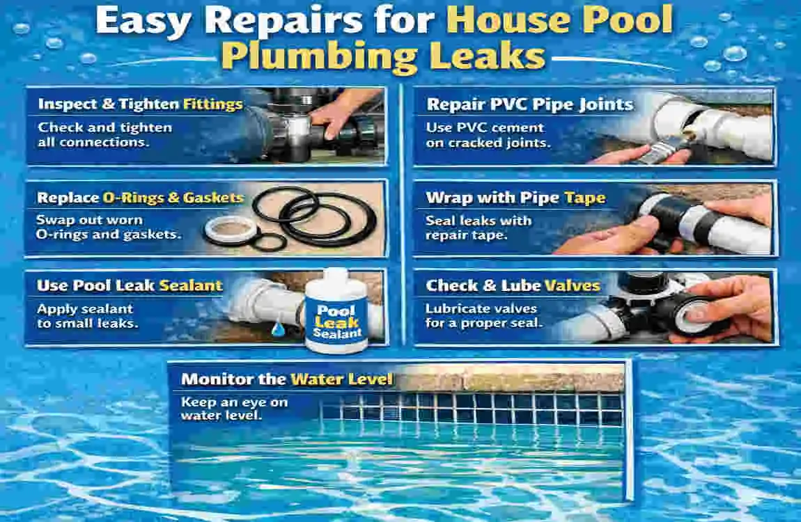 How to Find Leak in House Pool Plumbing Fast: Bucket Test, Dye Trick & Easy Repairs