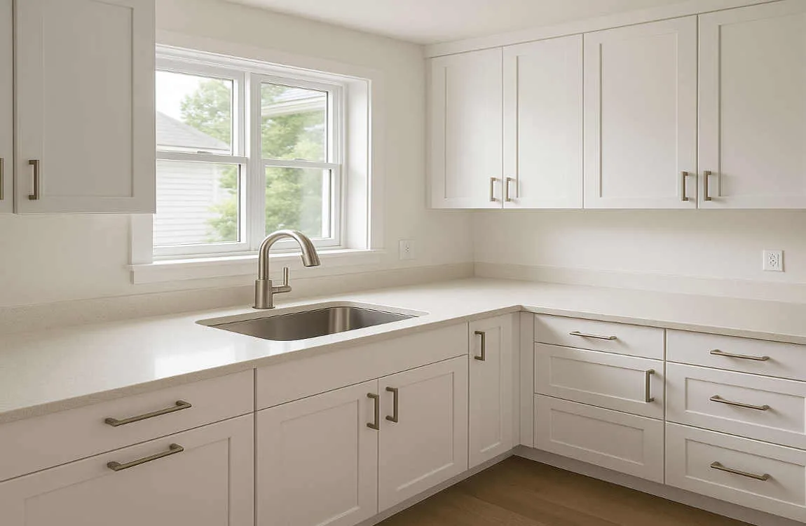 Small house kitchen sink placement
