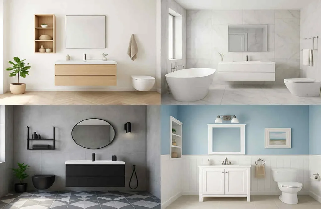 types of house bathroom