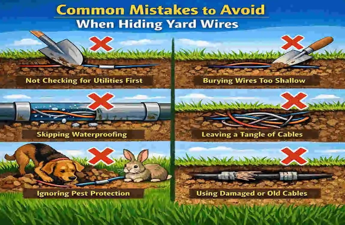 Hide Outdoor Electrical Wires Like a Pro: Easy DIY Hacks for a Tidy Yard