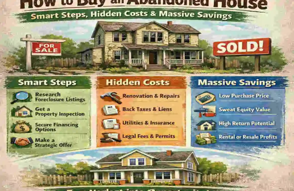 How to Buy an Abandoned House: Smart Steps, Hidden Costs & Massive Savings How to Buy an Abandoned House: Smart Steps, Hidden Costs & Massive Savings