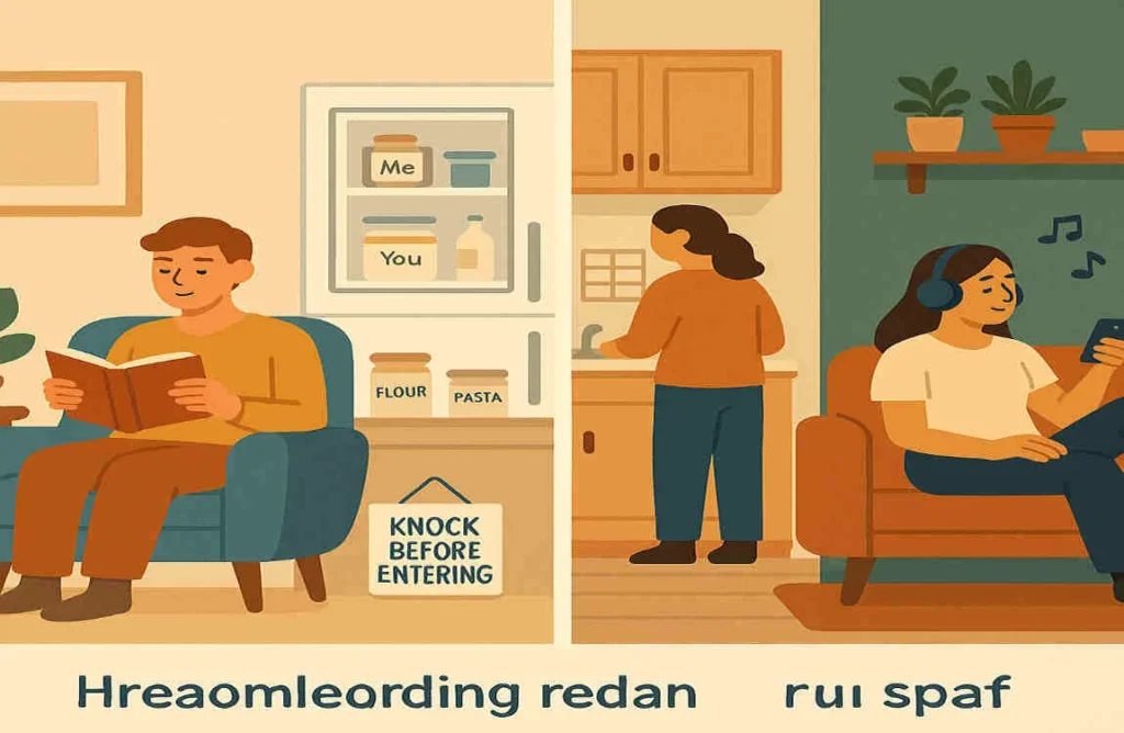 can you live in the same house and be separated