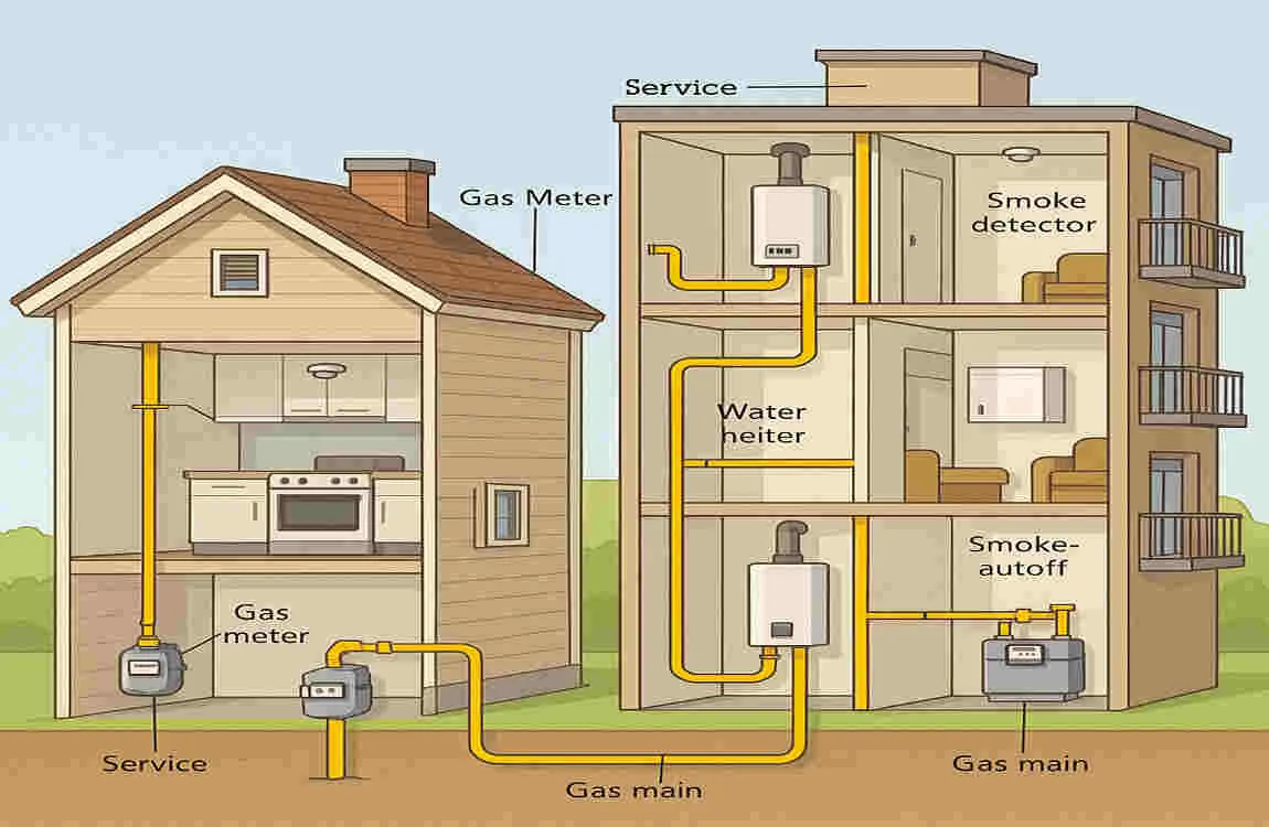 what is gas used for in apartments home