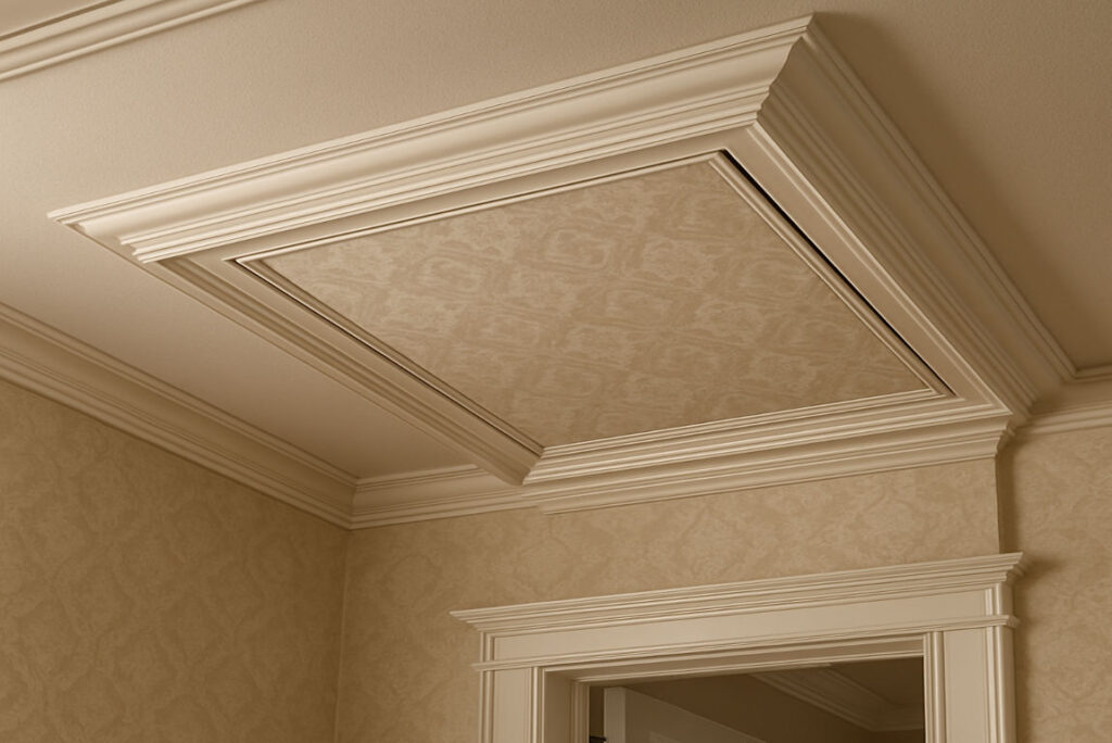 disguise attic home door