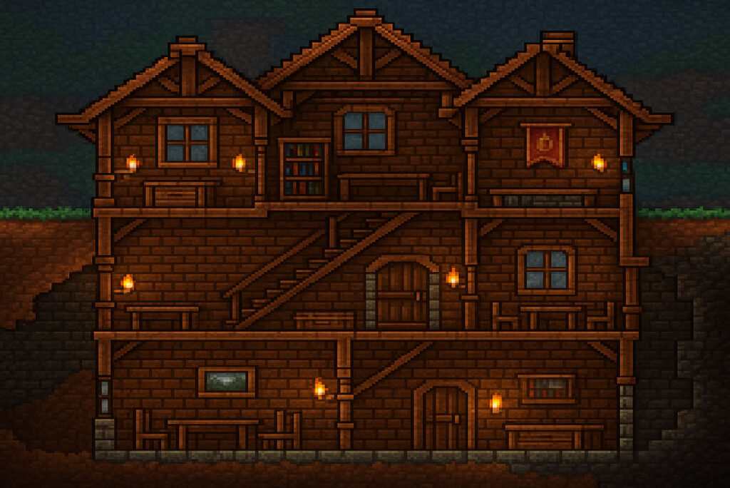 terraria house designs
