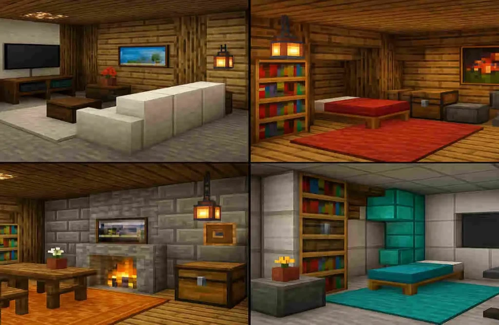 minecraft interior design