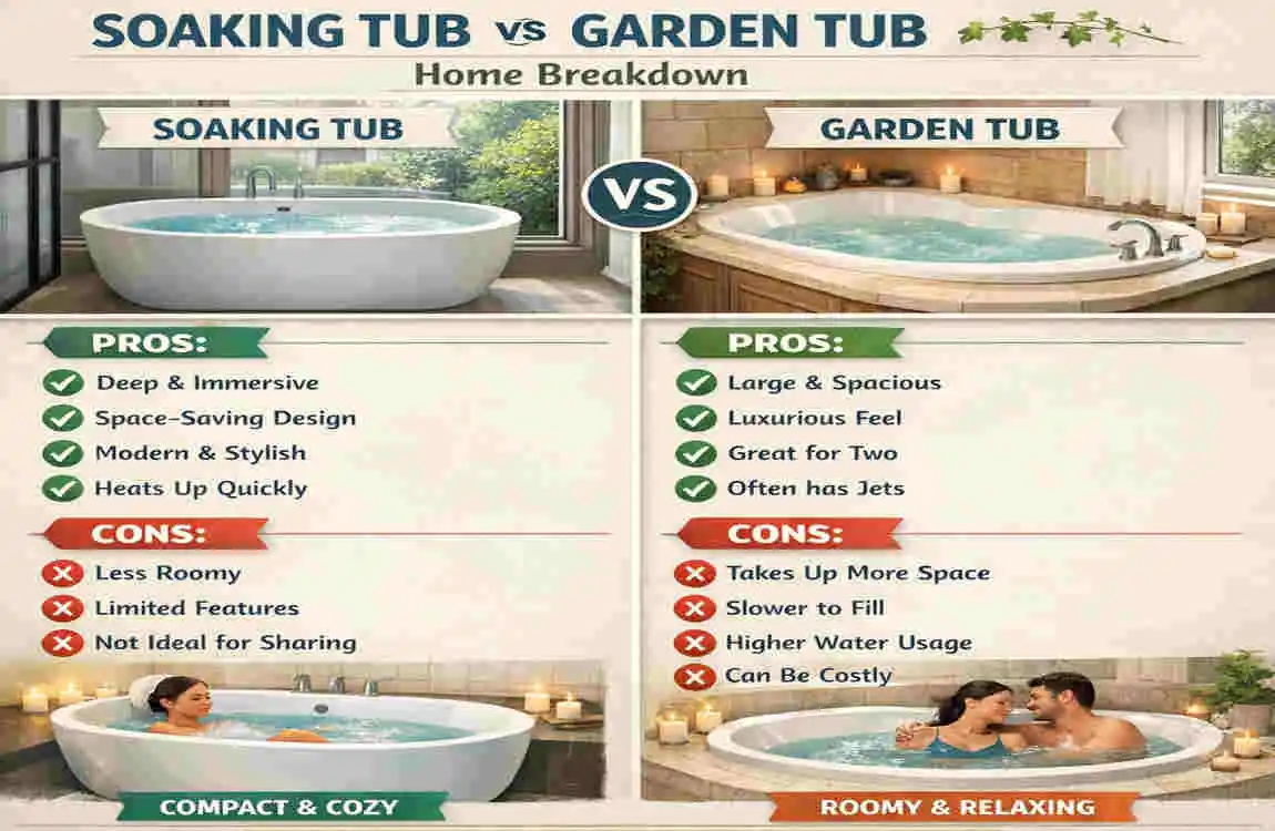 Soaking Tub vs Garden Tub: Which Wins for Your Dream Home Spa