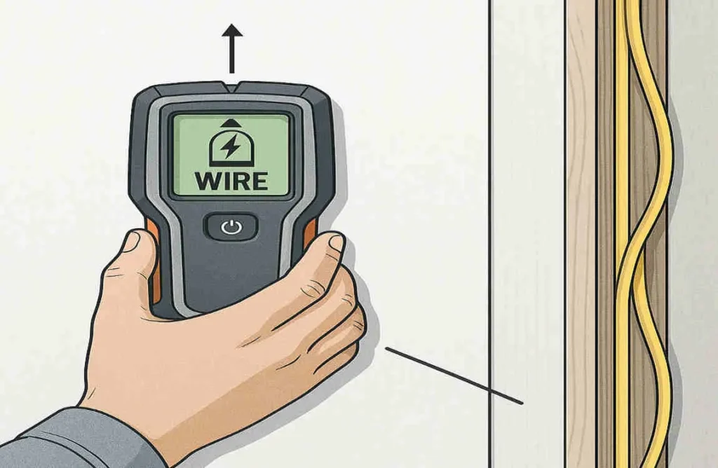 how to check for wires in wall