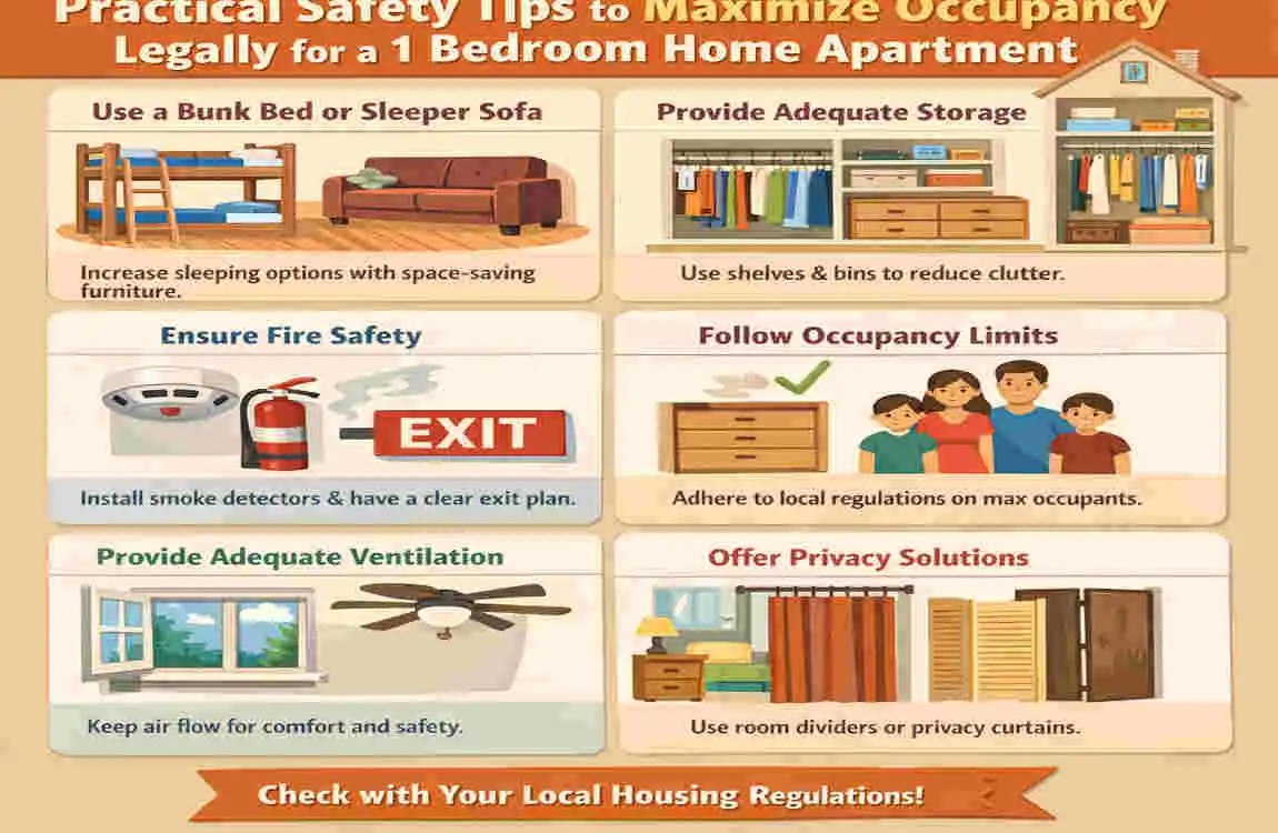Maximum Occupancy for 1 Bedroom Home Apartment: Rules, Limits & Safety Tips