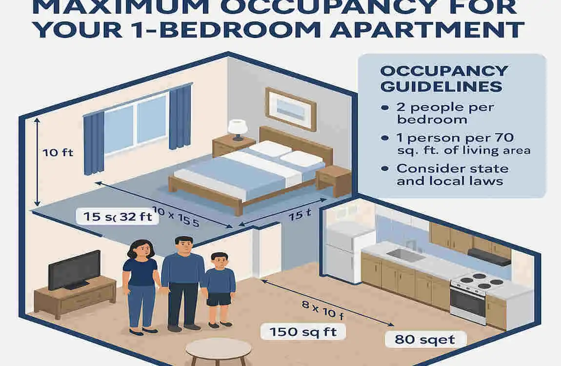 maximum occupancy for 1 bedroom home apartment