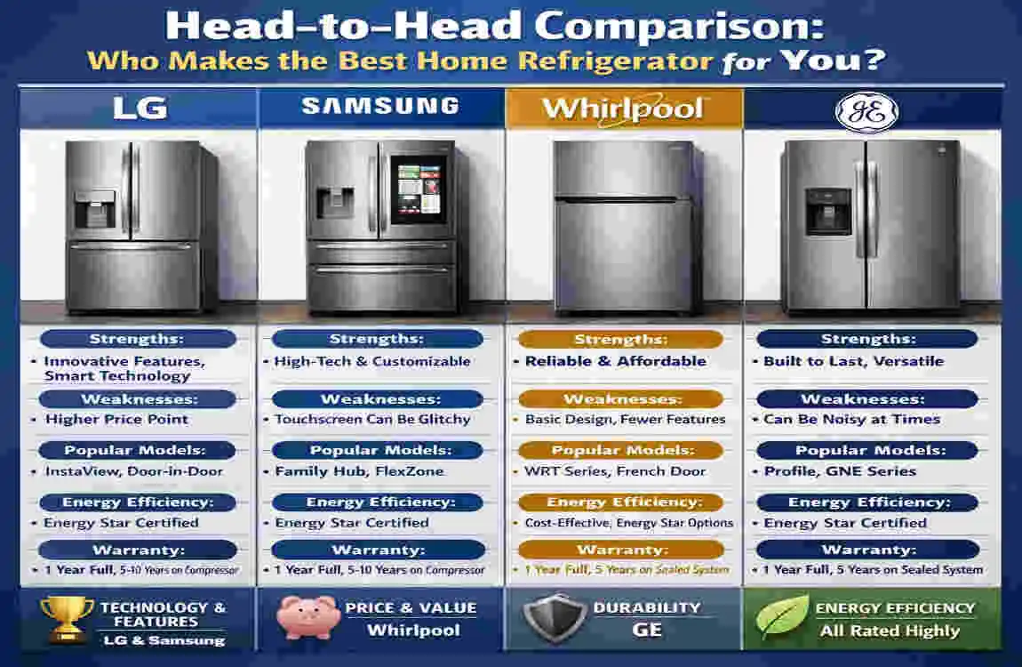 Who Makes the Best Home Refrigerator? Top 7 Brands Ranked by Experts & Real Users