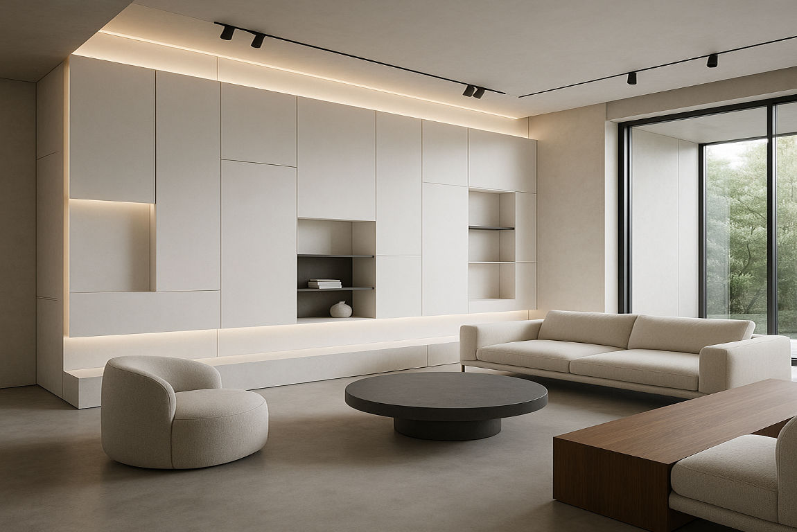 Modern false wall house ideas