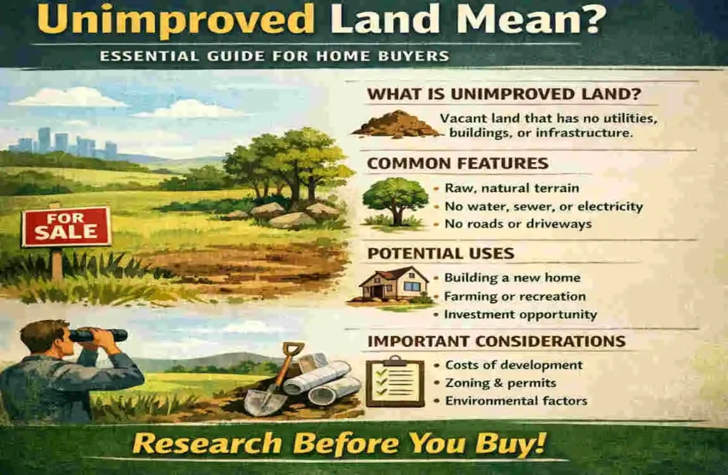 What Does Unimproved Land Mean? Essential Guide for Home Buyers