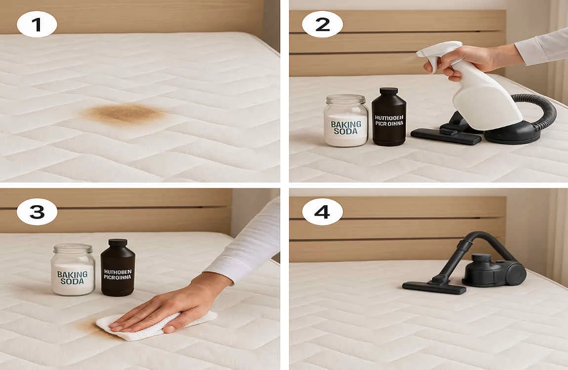 brown stains on mattress