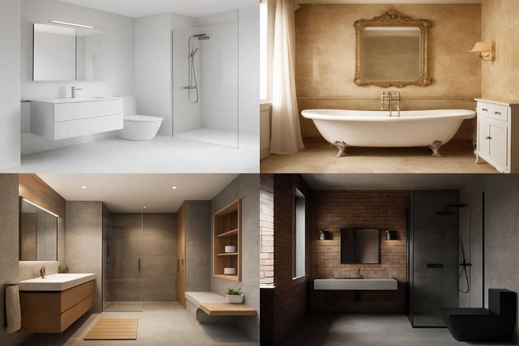 types of house bathroom