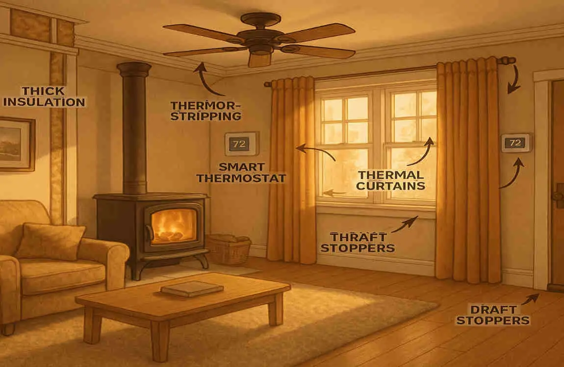 what is the cheapest way to heat your house