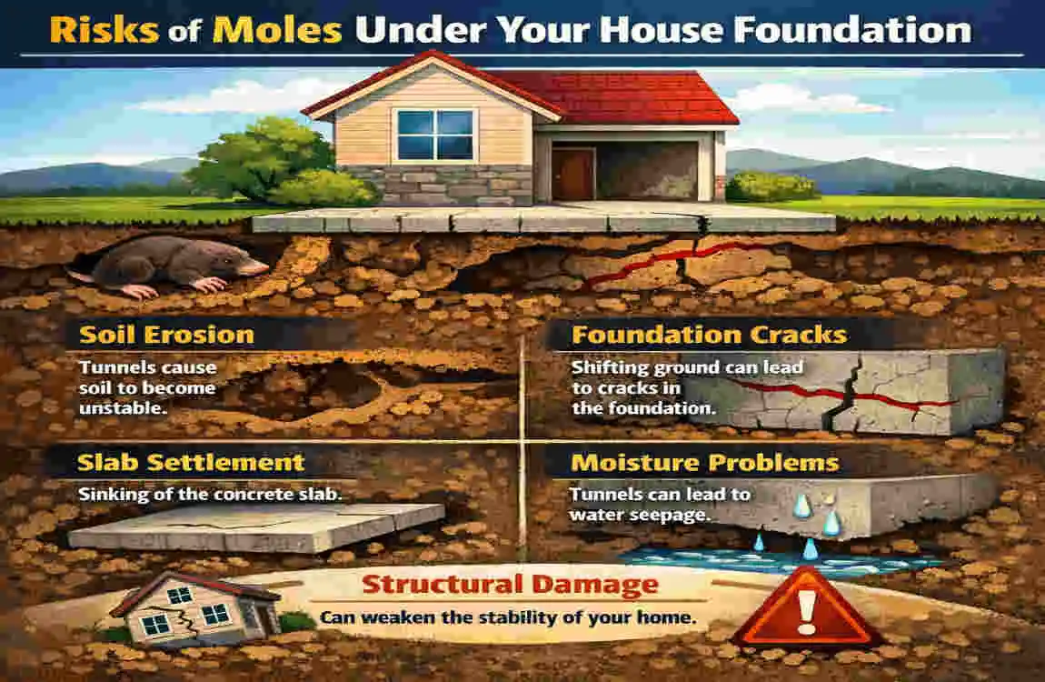 Can Moles Get Under Your House? 7 Signs, Risks & Easy Prevention Tips