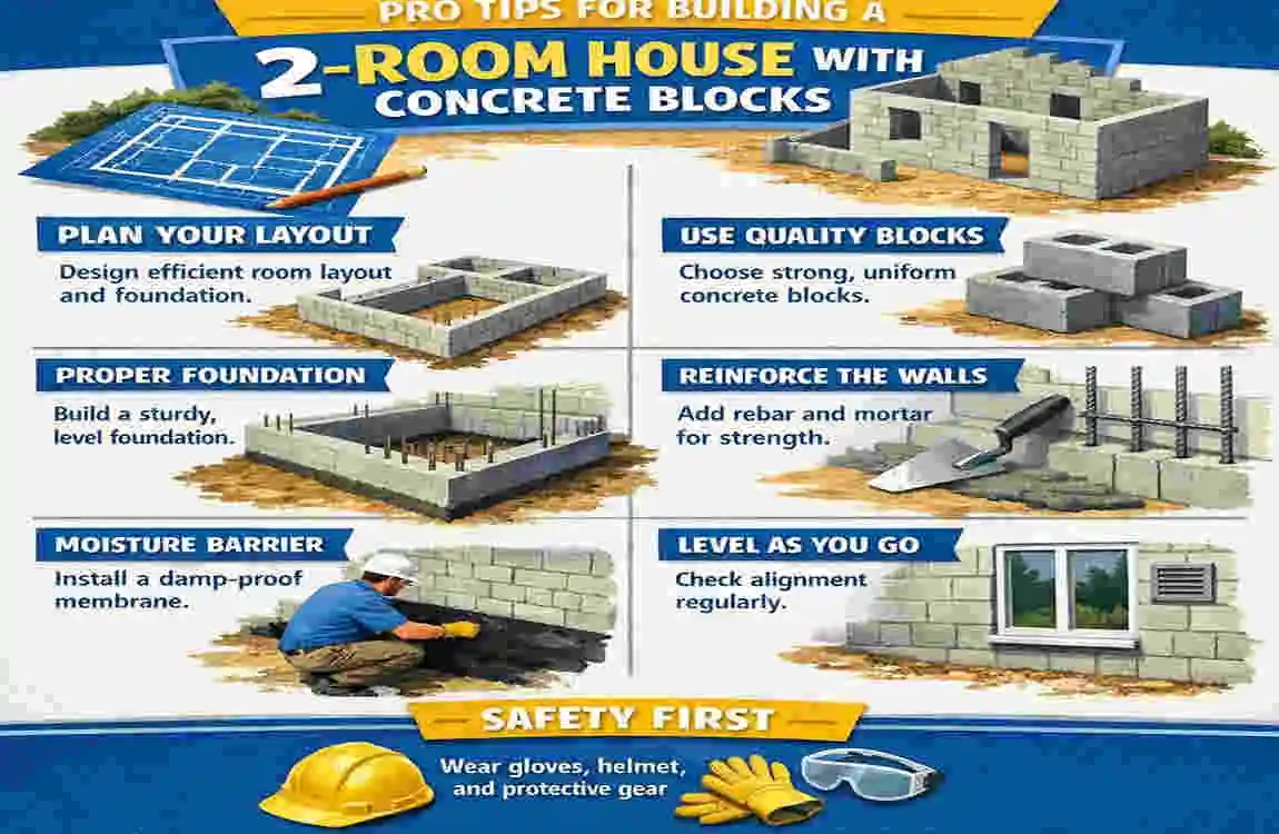 How Many Concrete Blocks for a 2-Room House? Ultimate Calculator & Cost Guide