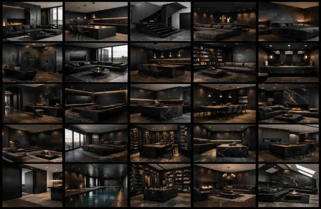 All Black Interior House Ideas: 25 Stunning Designs for a Moody, Luxe Home