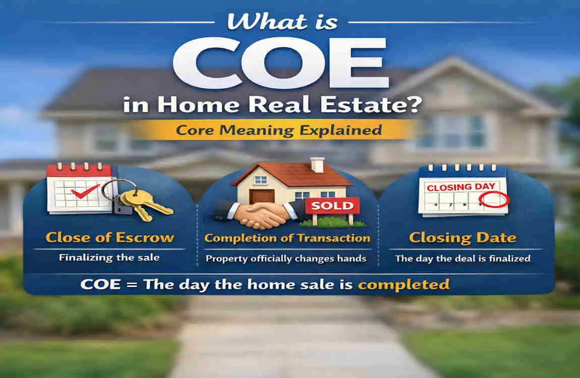 COE in Home Real Estate Meaning Explained: Buyer's Must-Know