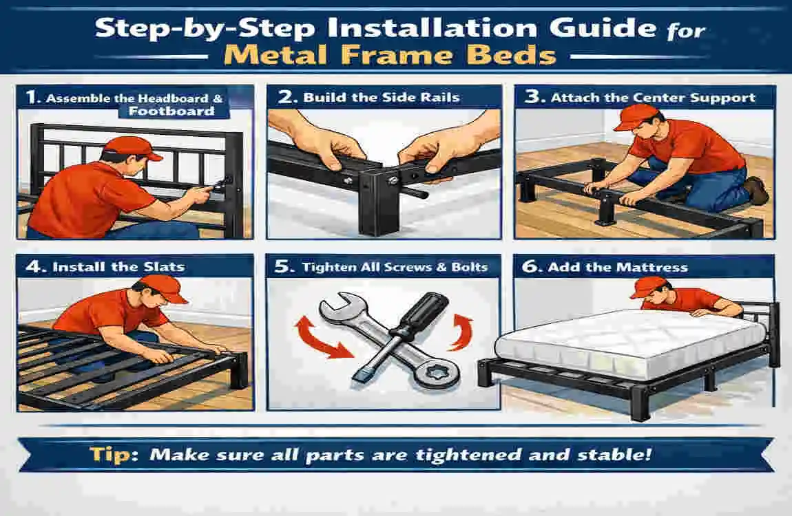 Can Bed Risers House Metal Frame Bedroom